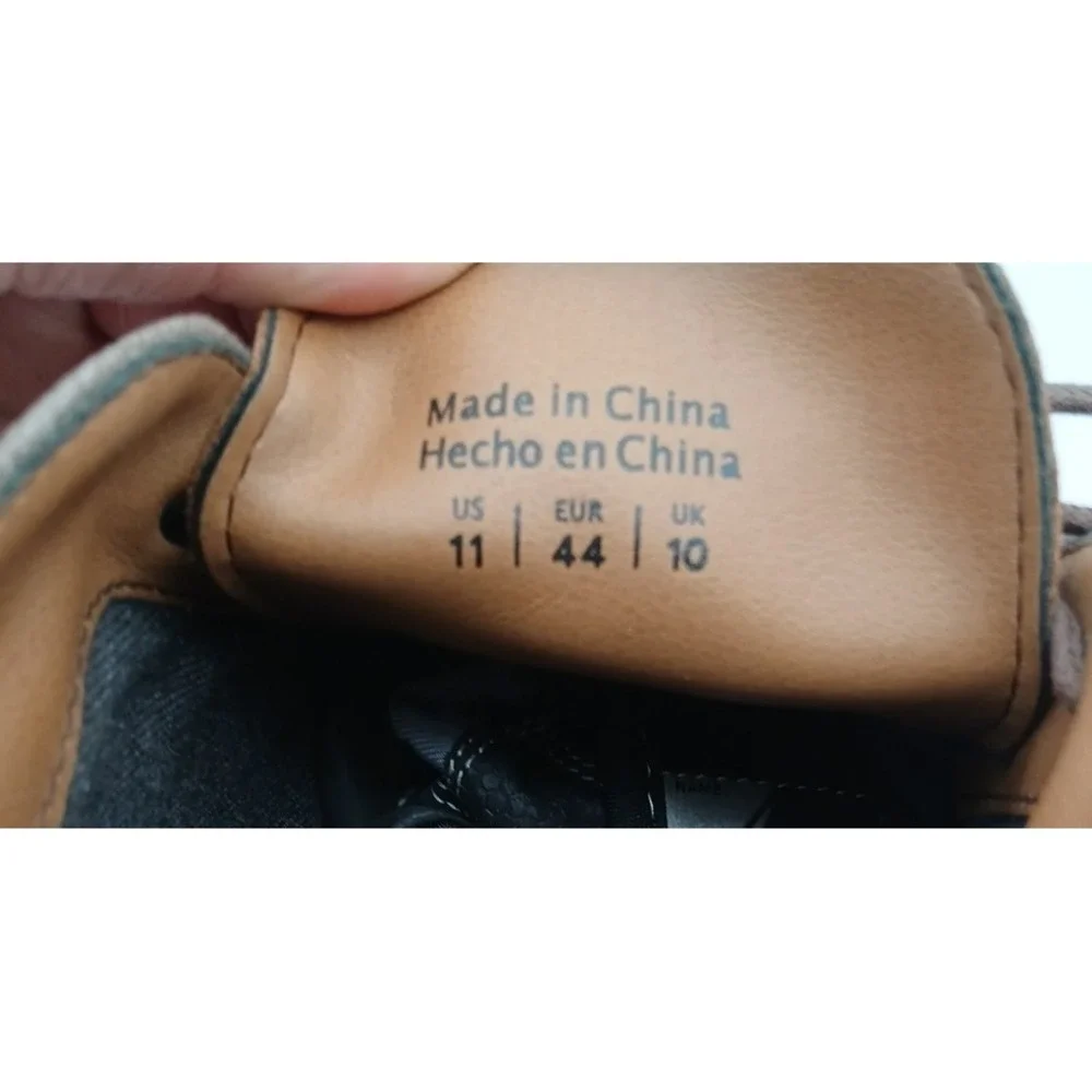 Call‎ It Spring Mens Leather Chukka Chelsea Boots Ankle Brown Lace Up Shoes 11